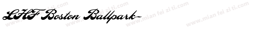 LHF Boston Ballpark字体转换